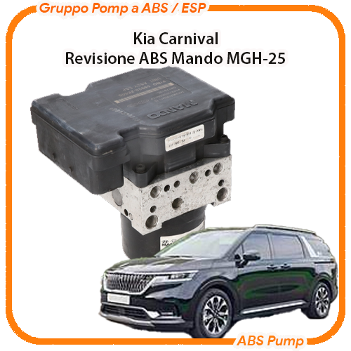 ABS Kia Carnival Mando MGH-25 ABS Pump Module Revision ABS Kia Carnival Mando MGH-25 ABS Pump Module Revision