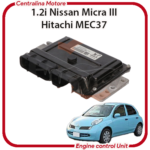 Centralina motore Nissan Micra 1.2i CR12 Hitachi MEC37