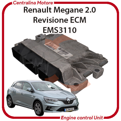 Engine Control Unit and Starting System Renault Megane 2.0 F4R_874 Siemens Continental EMS3110