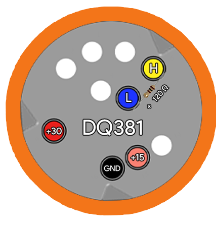 Pinout centralina cambio gruppo VAG DQ381 0GC