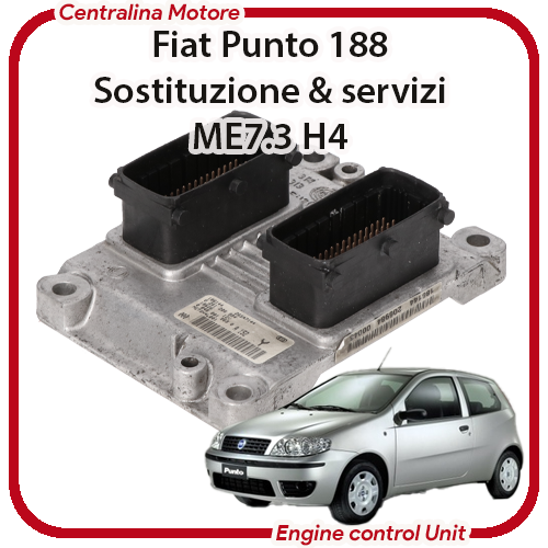 "Fiat Punto 188 Engine Control Unit Bosch ME7.3 H4