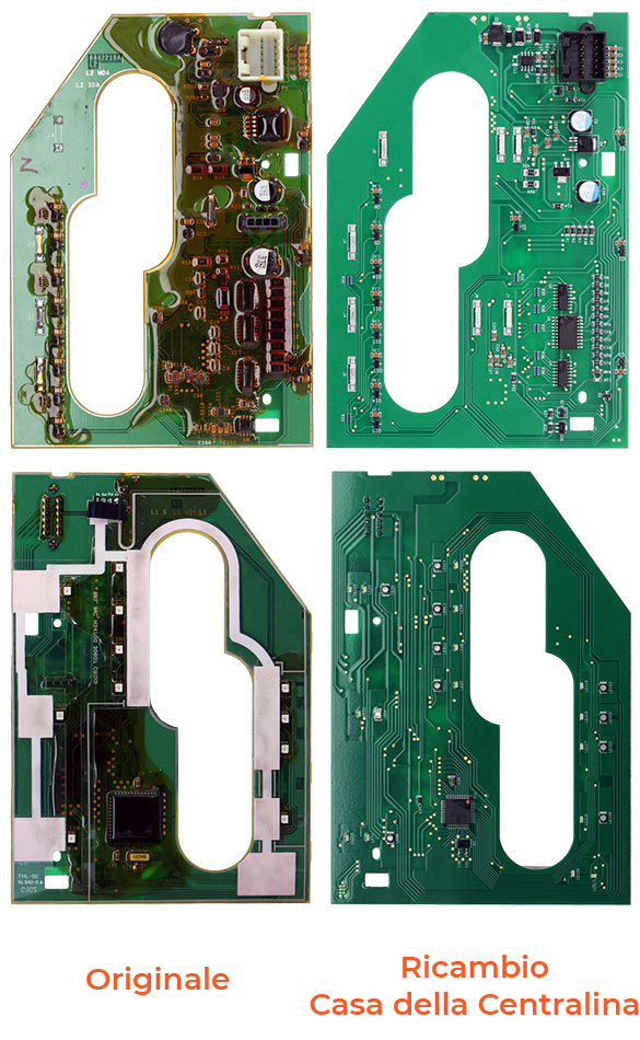 Comparativa scheda PCB leva cambio Jeep Grand Cherokee