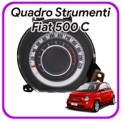 Quadro strumenti Fiat 500 2008-2013 312 revisione