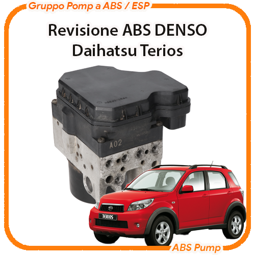 ABS Daihatsu Terios Denso 3D 3SZVE revisione modulo pompa