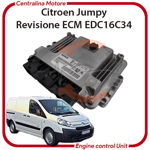 Centralina Motore Citroen Jumpy 1.6 HDI 9HV/9H01 / DV6TED4B Bosch EDC16C34