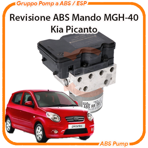 ABS Kia Picanto Mando MGH-40 ABS Revisione modulo pompa