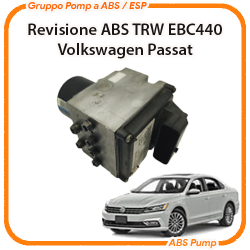ABS Volkswagen Passat TRW EBC440 Revisione Modulo Pompa abs